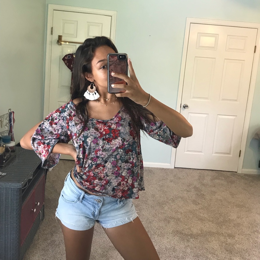 Cute Floral Top